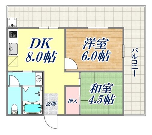 ロイヤル石井の物件間取画像